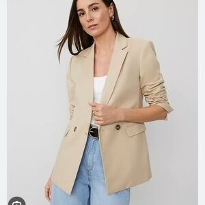 Ann Taylor Tan Blazer Size 12 NWT